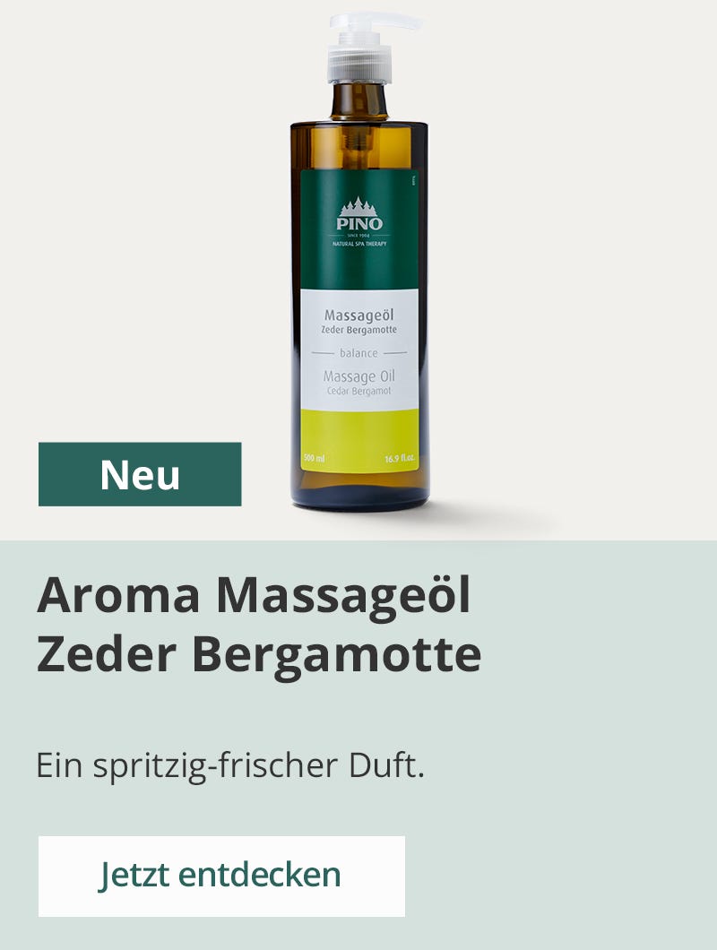 PINO Aroma Massageöl Zeder Bergamotte